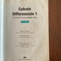 Adams Essex CALCOLO DIFFERENZIALE 1