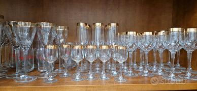Set bicchieri ,cristallo