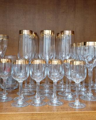 Set bicchieri ,cristallo