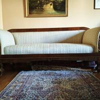 Divano noce dell’800