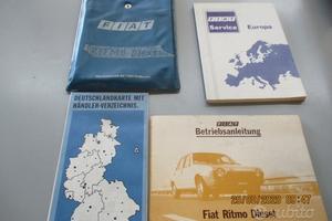 Libretti Uso e manutenzione FIAT/FERRARI e JAGUAR