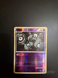 Unown Holo 40/90 Pokemon Senza Paura 2010 Carte da
