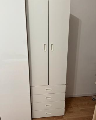 Armadio per bambini IKEA SMÅSTAD/ PLATSA con 4 cas