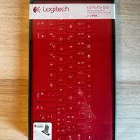 Tastiera Bluetooth Logitech Keys-To-Go Rossa