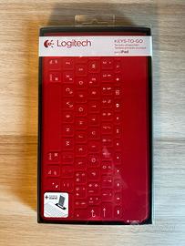 Tastiera Bluetooth Logitech Keys-To-Go Rossa