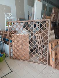 GRIGLIATO IN LEGNO MIS.180X180