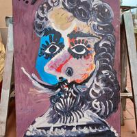  Picasso Pablo  Litografia a colori cm 100x 63,4