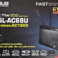 Modem Router Adsl-Fibra Asus DSL-AC68U