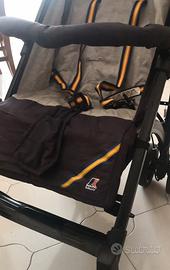Passeggino K-Way leggero richiudibile blu