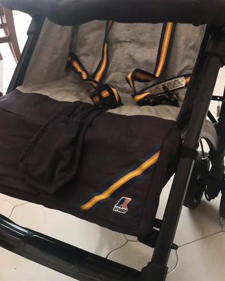 Passeggino K-Way leggero richiudibile blu