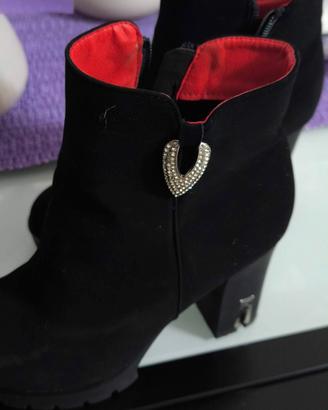 stivaletti donna nero 