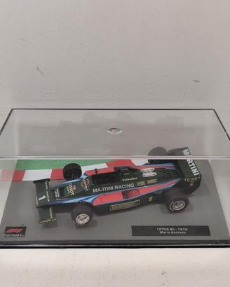 Modellino F1 Lotus 80 (1979) Mario Andretti 1:43 
