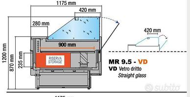 Vetrina da esposizione refrigerata