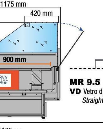 Vetrina da esposizione refrigerata