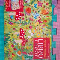 Puzzle + libro 100 pezzi Insetti e animaletti 