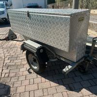Cassone per carrello portamoto