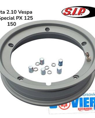 Cerchio SIP Tubeless Grigio Alluminio Ruota 2.10
