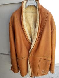 Giacca Montone Uomo Vintage Anni '80 Taglia 48