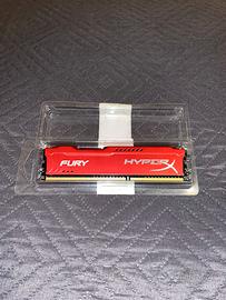 Ram 4GB HyperX Fury UDIMM DDR3 1600MHz