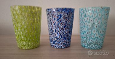 Bicchieri di vetro di Murano 