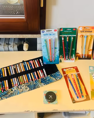 Penne cancellabili LEGAMI stelline logo e set