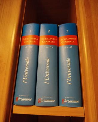 enciclopedia le garzantine 3 volumi 