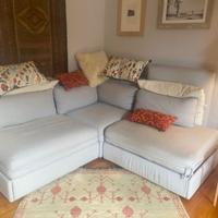 Divano angolare con due letti singoli