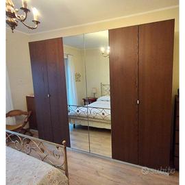 CAMERA DA LETTO SEI ANTE CON SPECCHIO COLOR CILIEG