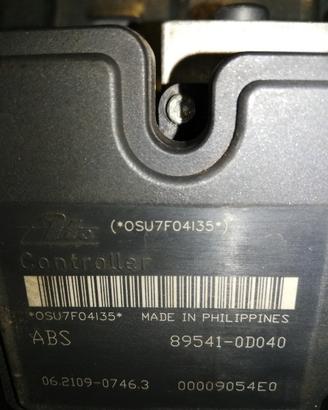 Gruppo abs TOYOTA YARIS 1298cc benzina del 2007