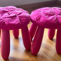 Sgabelli Ikea per bambini con copriseduta