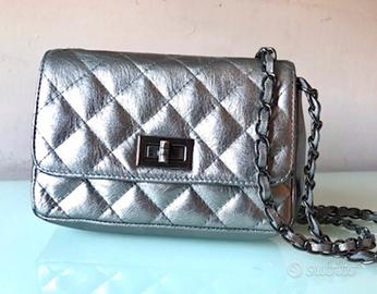 Borsetta vera pelle  Con catenella