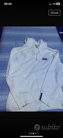 Felpa bianca Adidas misura L