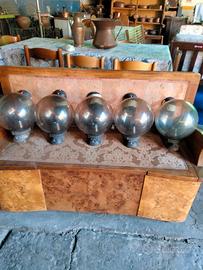 cinque applique da giardino