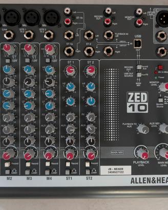 Mixer Allen & Heath ZED-10 - Pari al nuovo