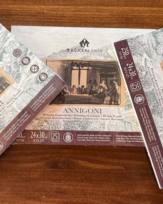 Lotto 3 album Magnani 1404 modello Annigoni.