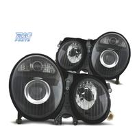 FARI PER MERCEDES CLASSE E W210 99-02 FONDO NERO