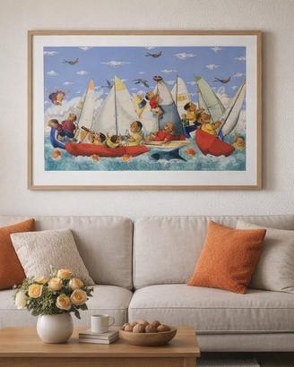 Pino Procopio "Regata" 70x100 cm Edizione Limitata