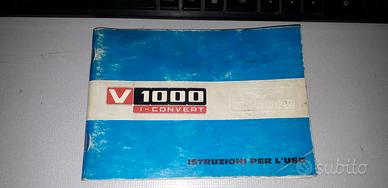 libretto uso manutenzione GUZZI V1000 IDROCONVERT