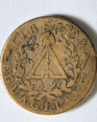 Moneta 2 Soldi Nazione Piemontese - Anno 9 - 1800
