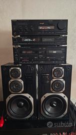 Impianto stereo Technics X860  fine anni 80 