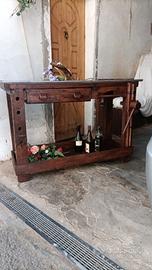 banco falegname morsa legno 