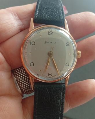 orologio dà polso helvetia in oro 