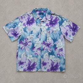 Best Company Camicia Uomo Floreale Azzurra M
