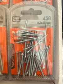 Lotto 12 confezioni viti 3x40mm nuove