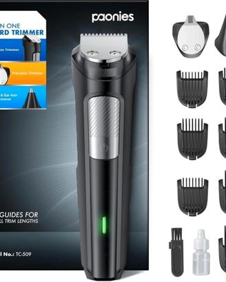NUOVO Regolabarba Multiuso Uomo (7 in 1) 