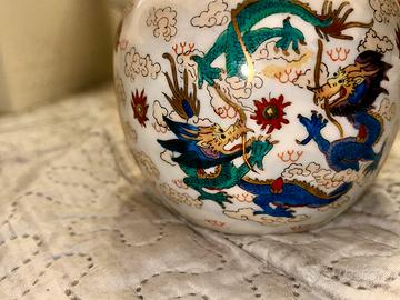 Vaso Jinger Jar in finissima porcellana cinese