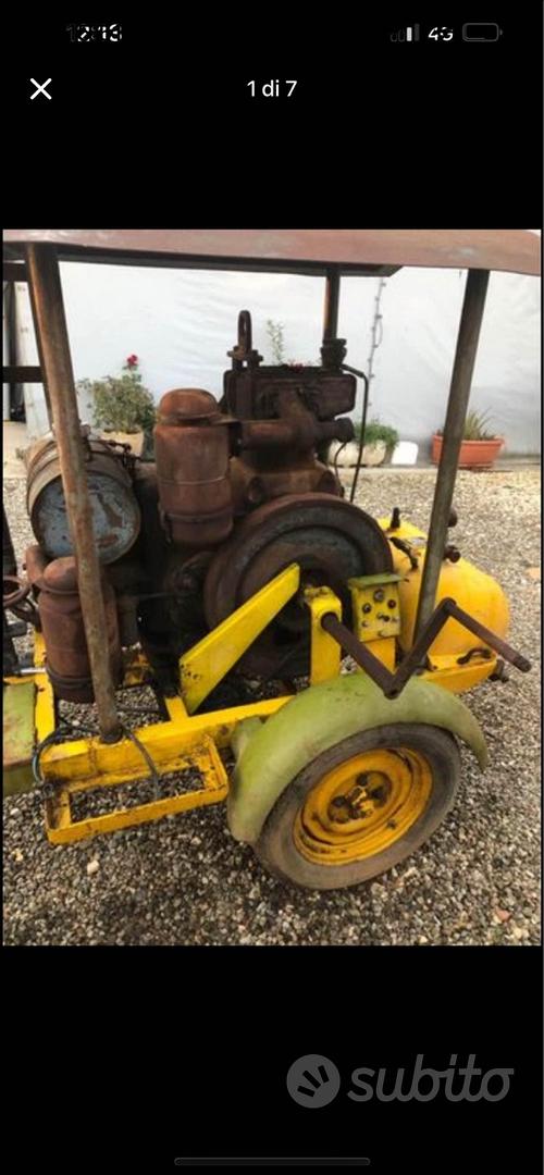 1/10 Scale Stationary Engine Lister D Model With Barrow 12K 3D Printed In Resin