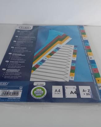 rubrica A4 per raccoglitore ad anelli