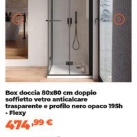 Box doccia nuovo ancora imballato