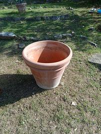6 vasi in terracotta da giardino - 3 grandi 3 medi